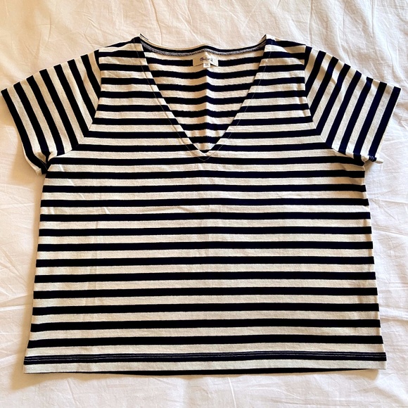 Madewell Setlist Boxy Top in Marton Stripe - Picture 3 of 5